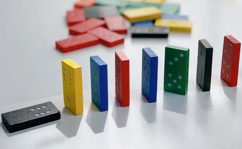 Thuật ngữ xuất hiện trong cách chơi domino